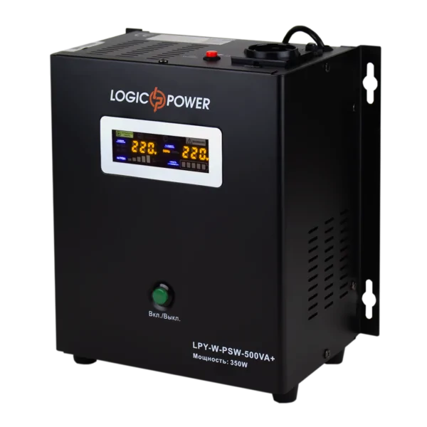 ДБЖ (англ. UPS) - Logic Power LPY-W-PSW-500VA+(350Вт) 5A/10A СОЛЕНСІ
