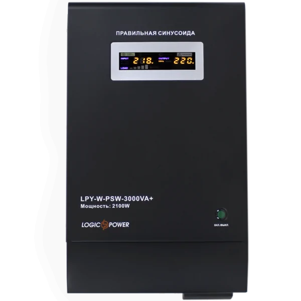 ДБЖ (англ. UPS) - Logic Power 48V LPY-W-PSW-3000VA+(2100Вт) СОЛЕНСІ