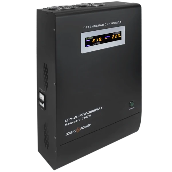 ДБЖ (англ. UPS) - Logic Power 48V LPY-W-PSW-3000VA+(2100Вт) СОЛЕНСІ
